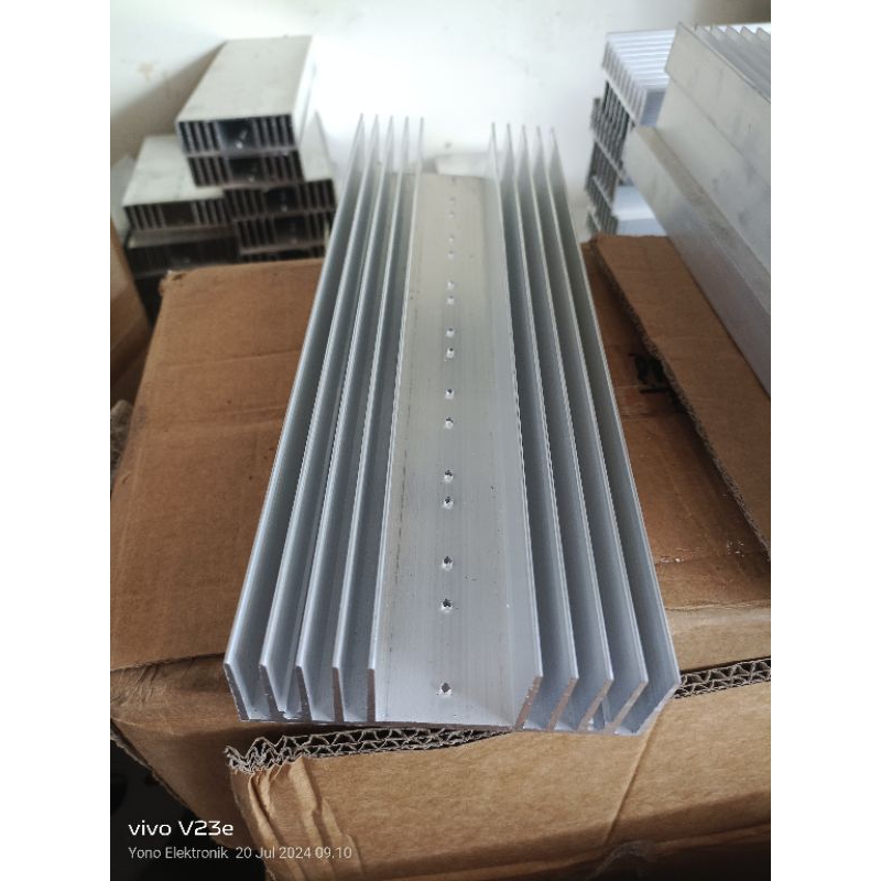 heatsink 30 cm pendingin tebal 4 mm 5 sirip