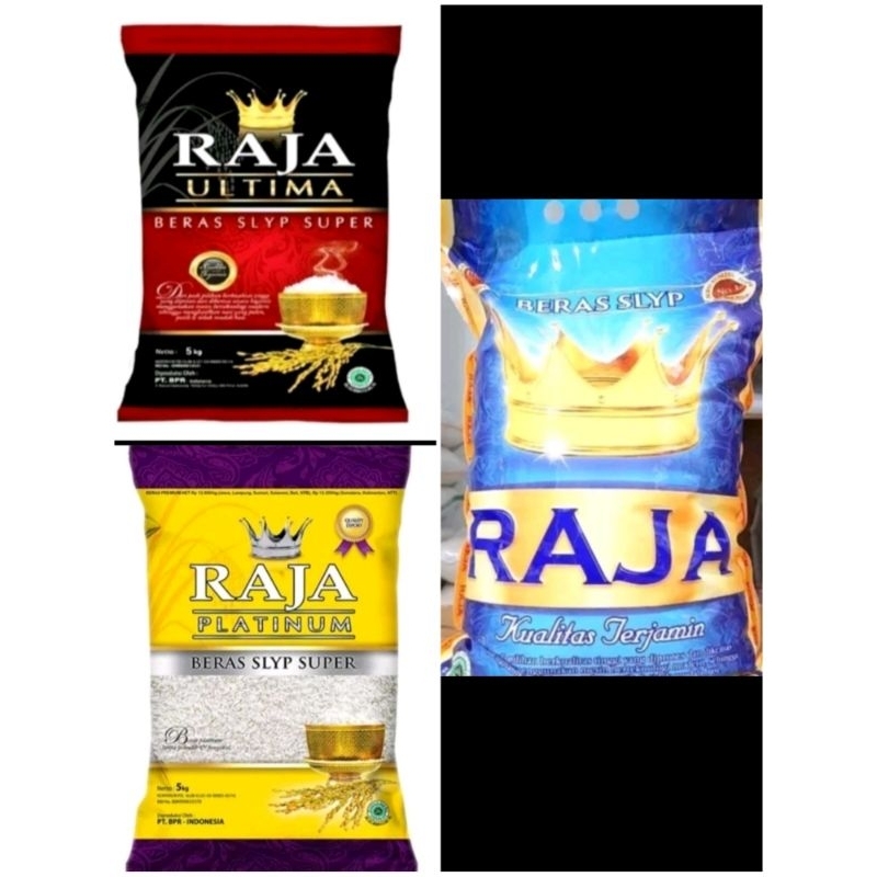 

BERAS RAJA ULTIMA, RAJA PLATINUM , dan RAJA BIRU PULEN 5 KG