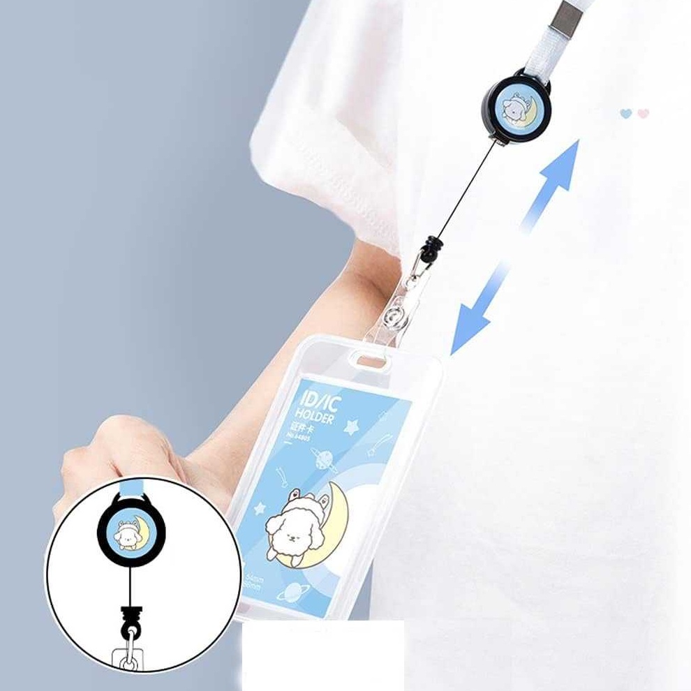 

TERLARISSS APEN Holder Name Tag Dengan Tali Adjustable Kartu ID Debit Credit Card CZ2765