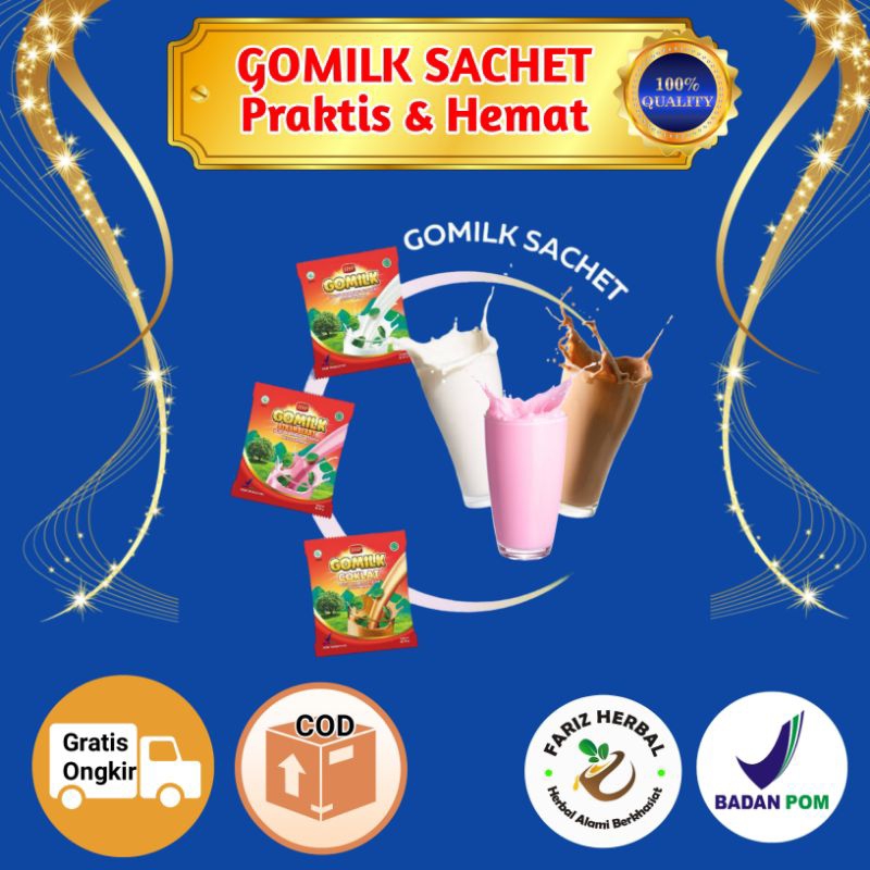 

[DISTRIBUTOR RESMI] GOMILK SACHET 25GR SUSU KAMBING ETAWA SEKALI SEDUH BPOM