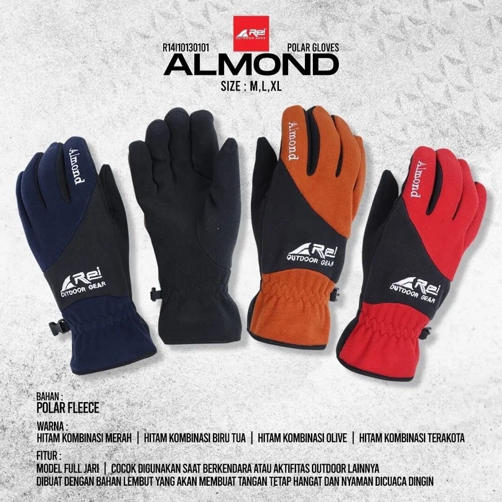 Sarung Tangan Rei Almond Polar Arei Outdoorgear