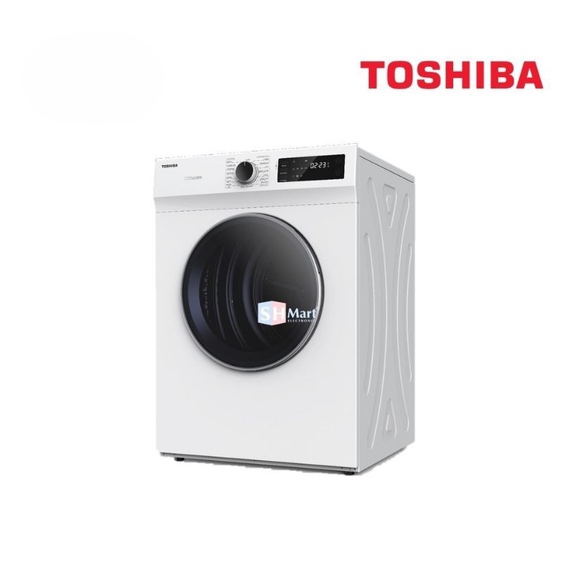 TOSHIBA Mesin Pengering Pakaian Dryer 8 Kg SenseDry Putih TD-H80SEN Garansi Resmi