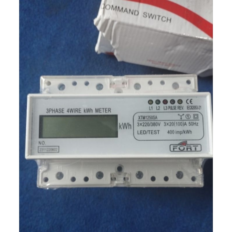 KWH METER 3 PHASE DIGITAL DIRECT / KWH METER 3PHASE DIGITAL "FORT" `XTM1250SA