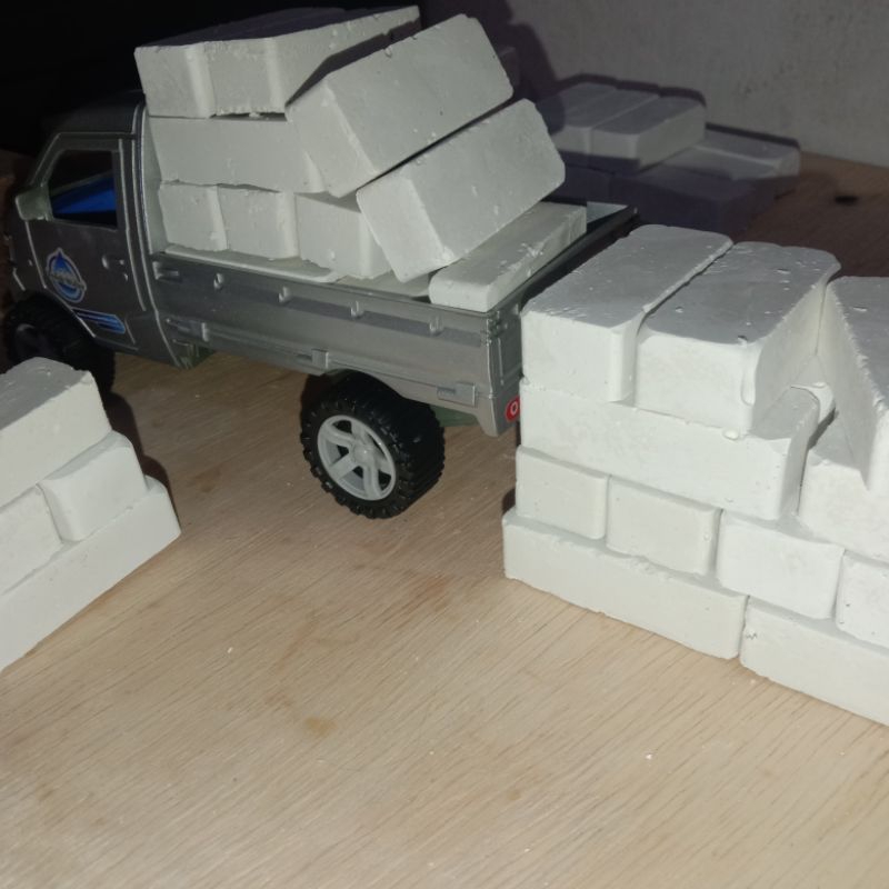 Miniatur Bata Putih / Hebel Mini