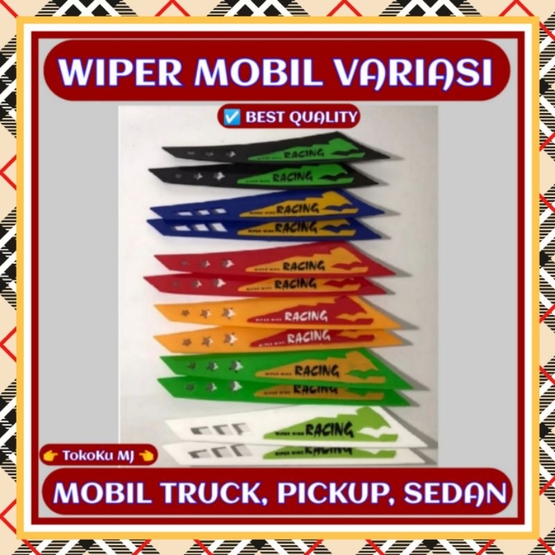 VARIASI RACING WIPER WING TRUCK KOMPLIT / WIPER WINGS TRUCK / WIPER WING (BEST QUALITY) UNIVERSALl