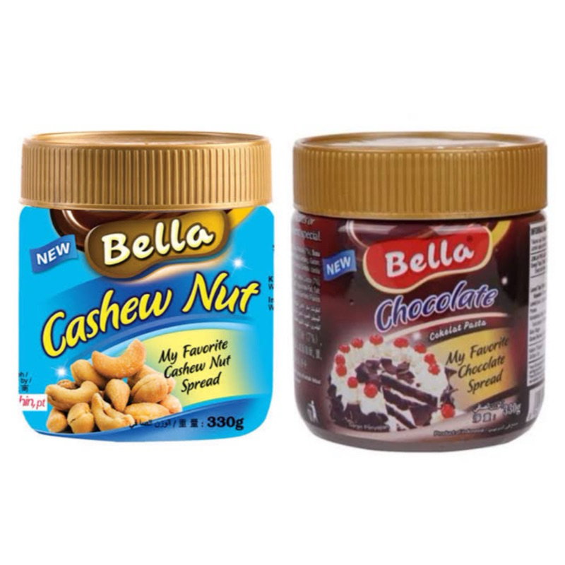 

Bella selai olesan 330g / bella cashew nut 330g / bella chocolate 330g