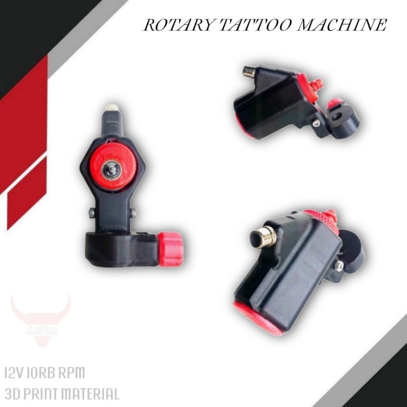 machine mesin tattoo rotary plus grip cartridge tatto