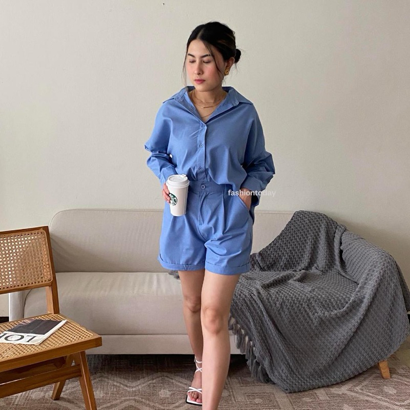 Yuna Set Fashion Today (Setelan Atasan dan Bawahan) Alice Norin