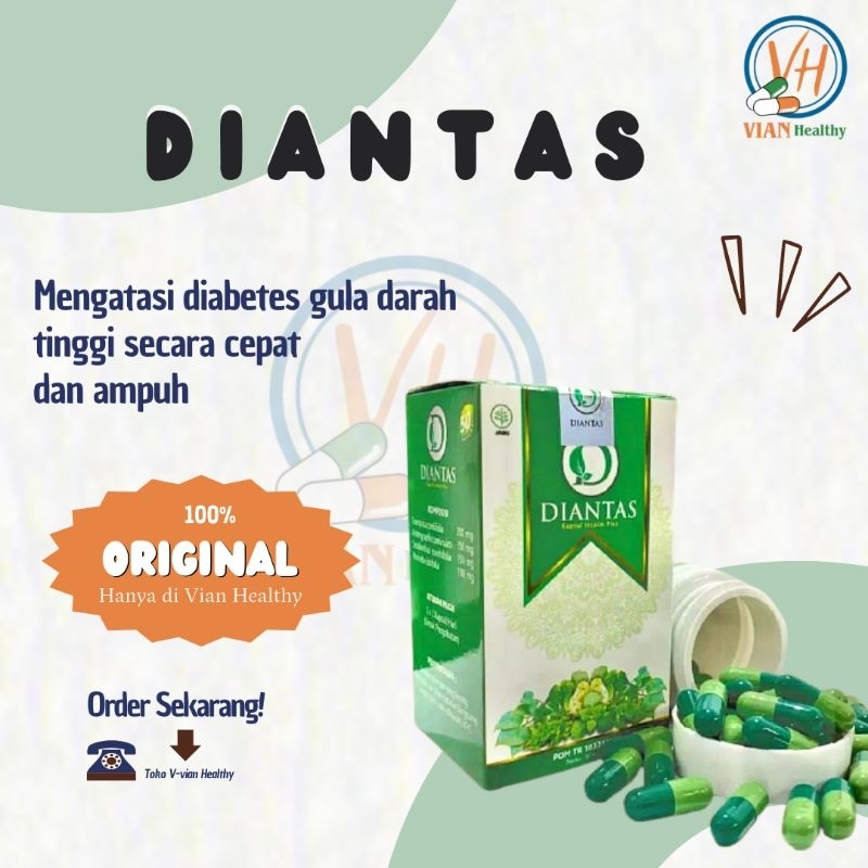 (Terbaru) Diantas Original Asli Mengobati Diabetes Ampuh 100% Original