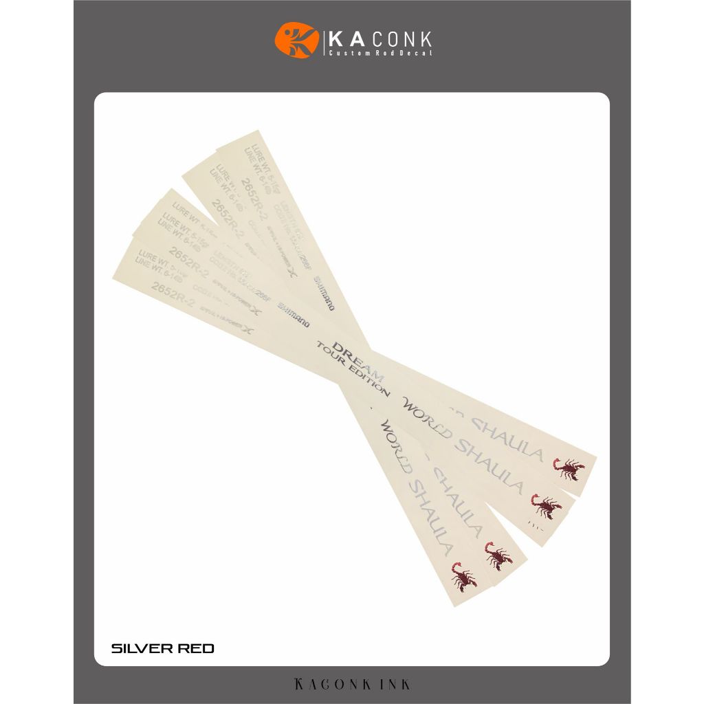 water slide decal world shaula