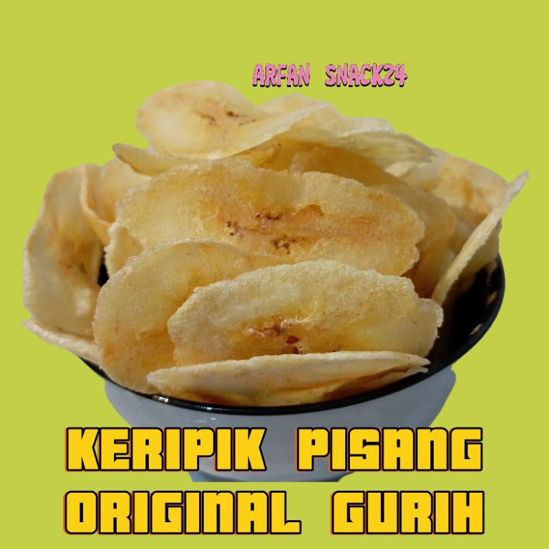 

KERIPIK PISANG RENYAH GURIH KRIUKK ORIGINAL TANPA BAHAN PENGAWET 180 gr