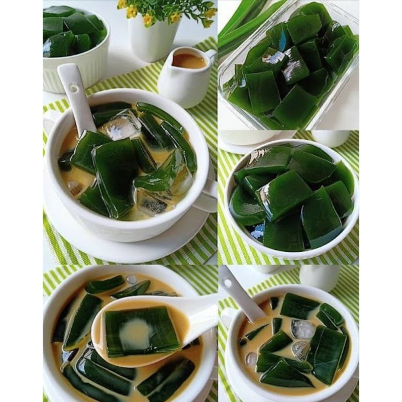 

Daun cincau hijau segar siap dibuat minuman 1kg