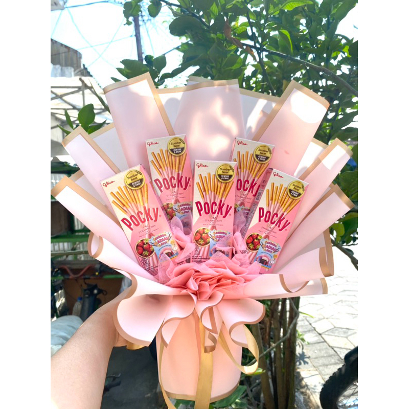 

BUKET POCKY / BUKET SNACK / BUKET JAJAN / BUKET WISUDA / BUKET KADO ULTAH / HADIAH