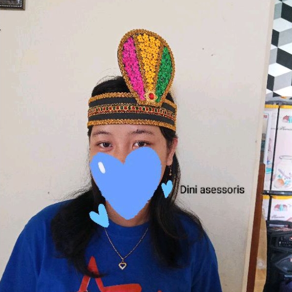 (COD) Mahkota topi tari saman Aceh untuk perempuan