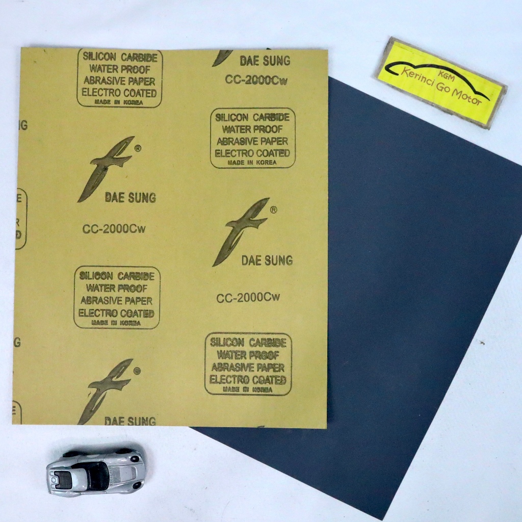 Daesung Amplas 2000 CW Abrasive Paper Kertas Gosok Pasir Waterproof 23cm x 28cm
