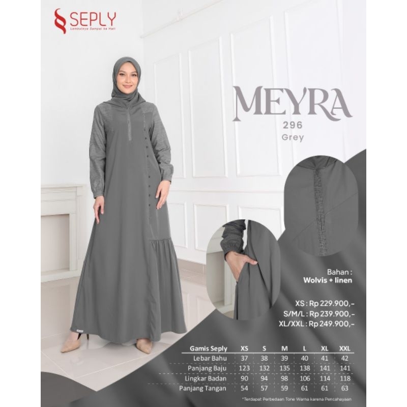 Gamis SEPLY MEYRA 296 GREY