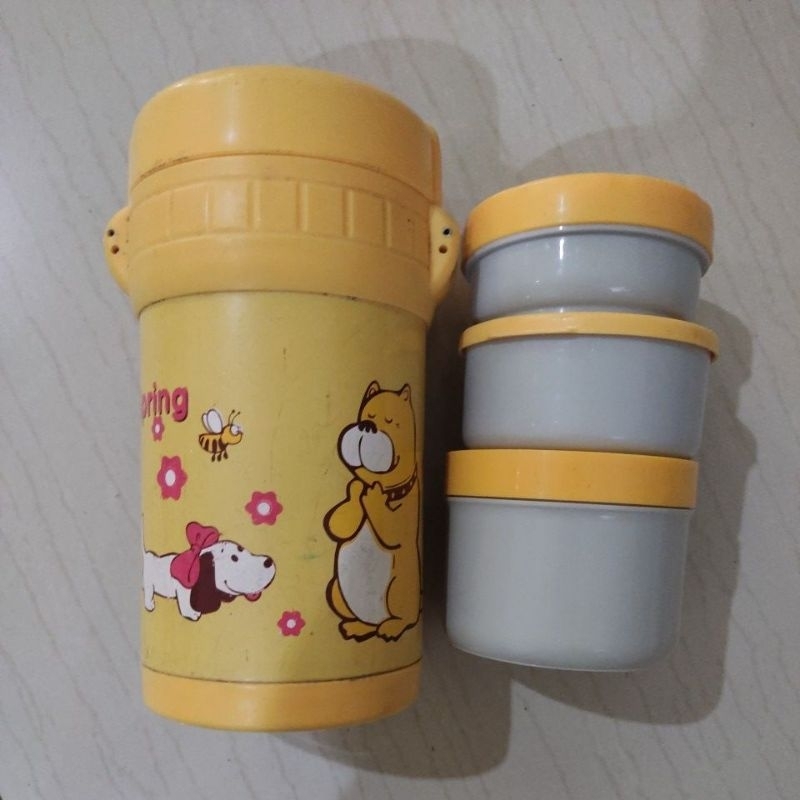 [BEKAS ORIGINAL] Termos Bekal Anak Gambar Lucu