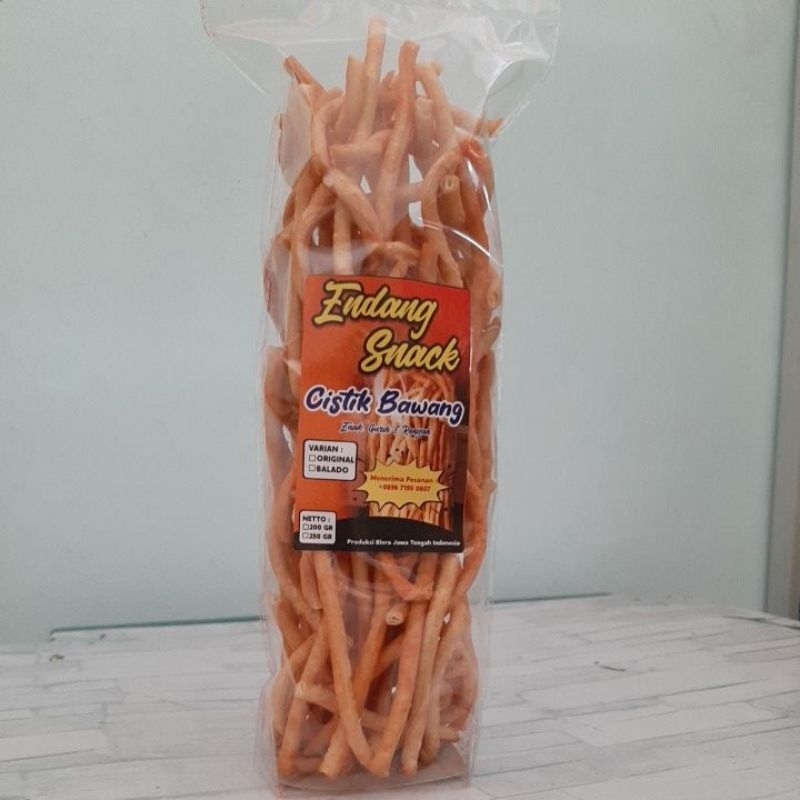 

CISTIK BAWANG BALADO PEDAS MANIS 250 GRM.