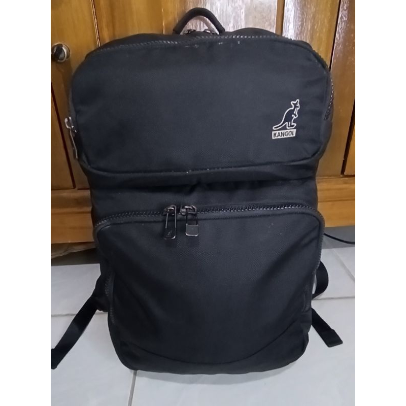 Tas Ransel Kangol Carter Backpack Hitam 21074