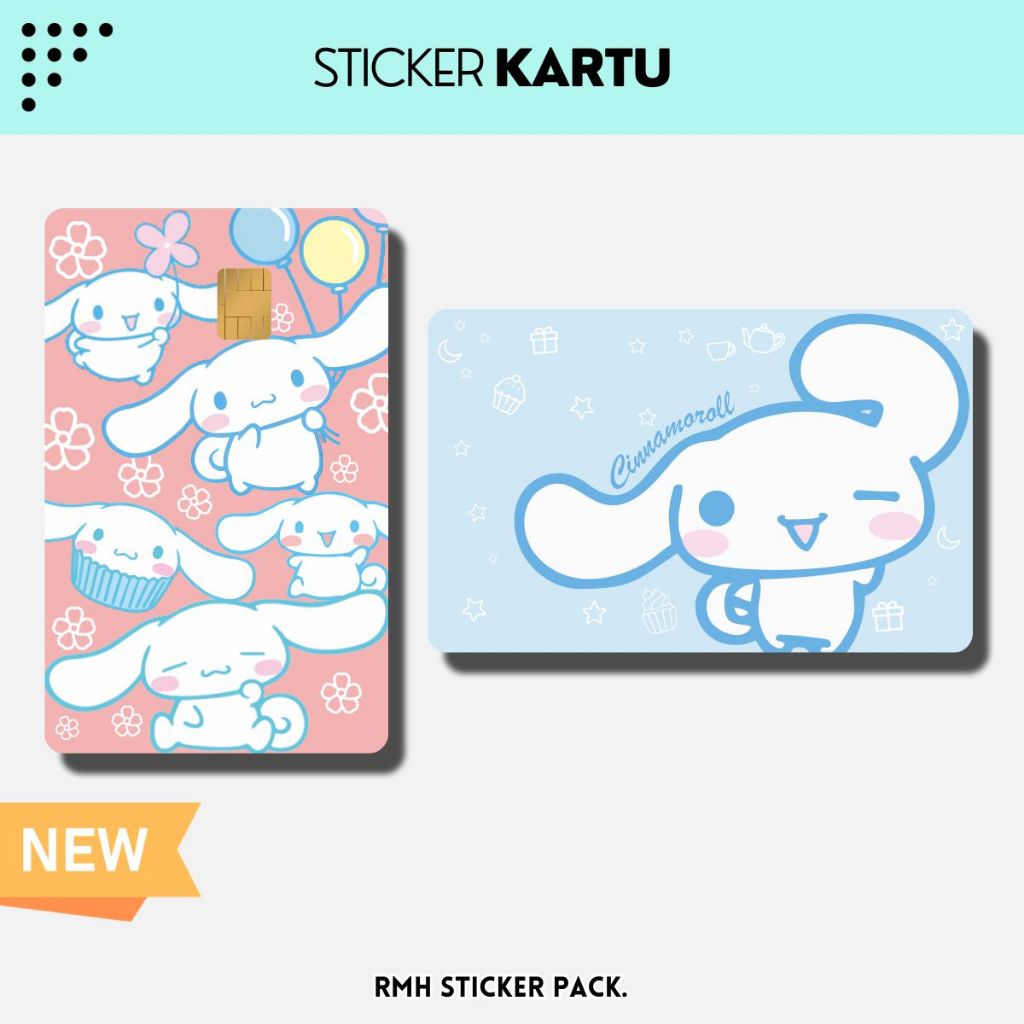 

Sticker Kartu ATM | Flazz | E-M0ney / Skin Card / Garskin Kartu || Tema Cinnamoroll