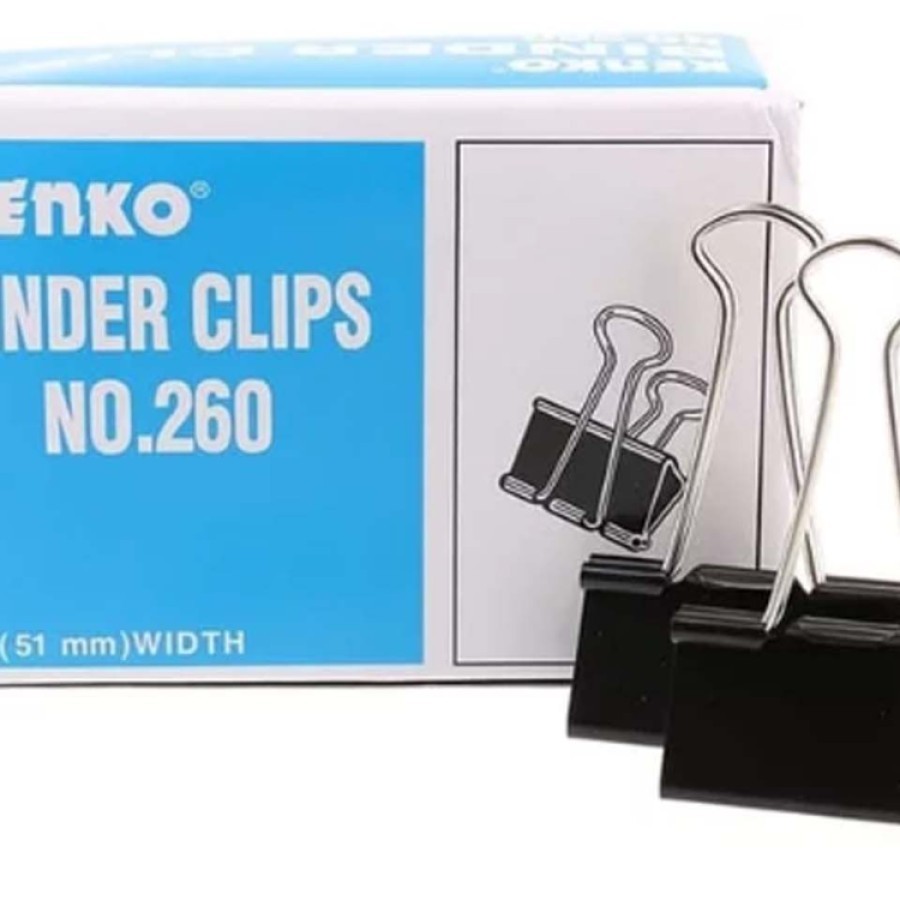 

BINDER CLIP KENKO UKURAN 260 1 KOTAK ISI 12 PCS