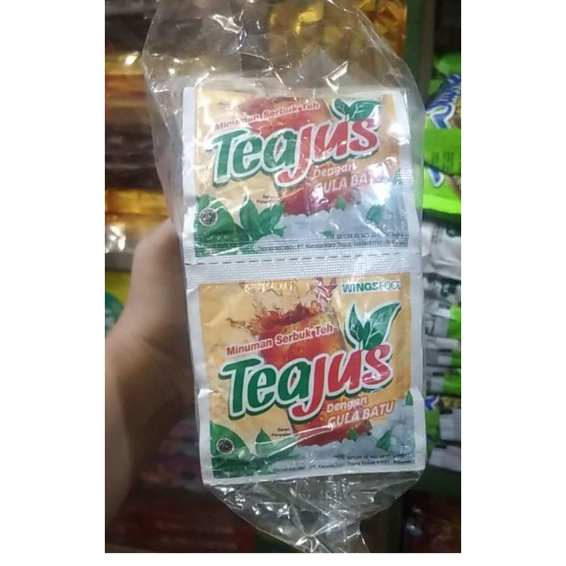 

(1 dus(6pack) Minuman TEAJUS GULA BATU SATU DUS