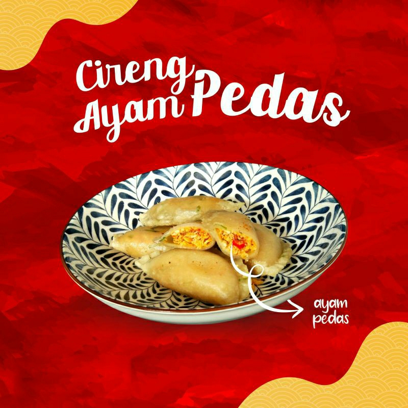 

Cireng Isi Ayam Suwir Pedas