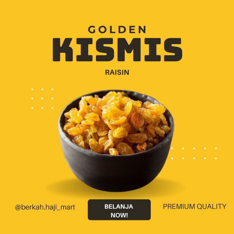 

KISMIS GOLDEN 1 KG | RAISIN KISMIS MURAH