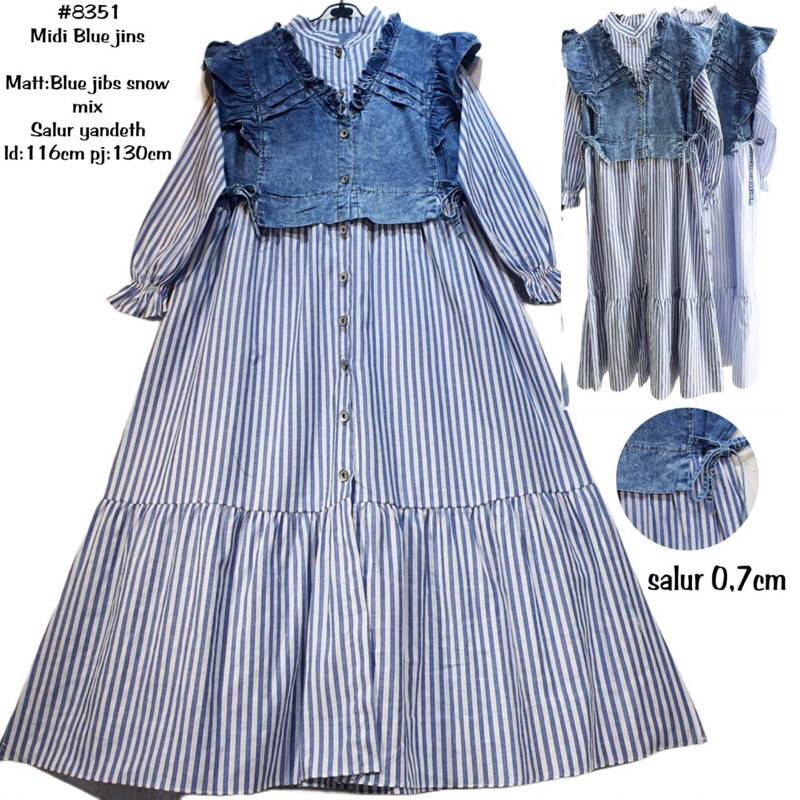 Midi Blue jeans Zara