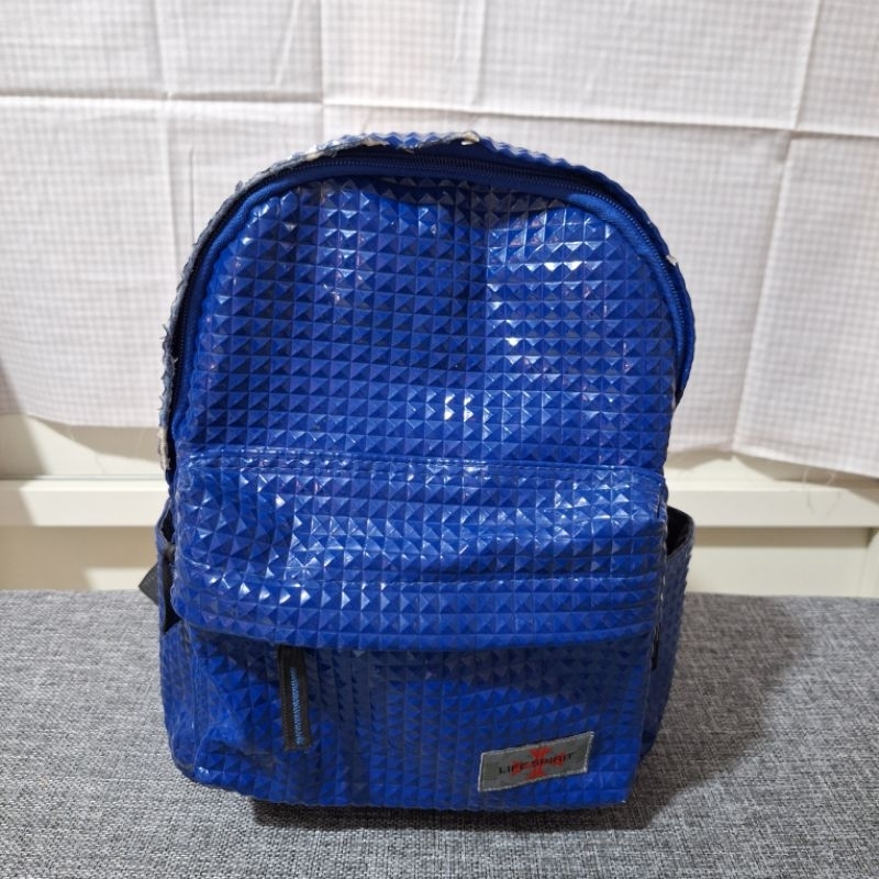 Tas Ransel Unik Biru Elektrik / Tas Ransel Kecil / Tas Punggung Pria Wanita / Backpack Wanita / Back