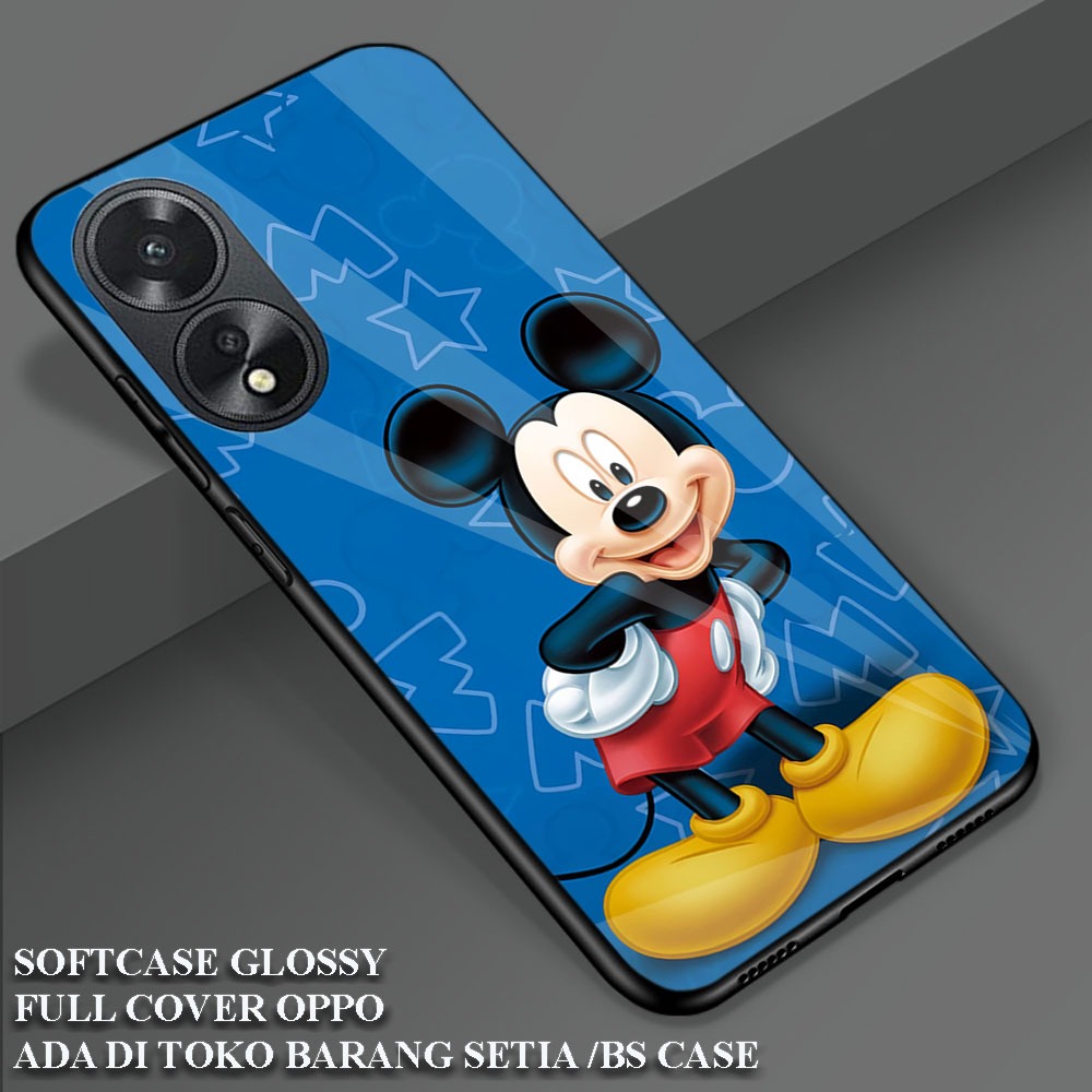[ AF52 MICKY MOUSE ] Case Glossy HD  OPPO (A16)(A17K)(A17)(A18)(A38 4G)(A58 4G)(A98 5G)(A1 5G)(A78 4