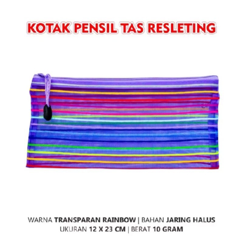 

POCKET FILE/ZIPPER/TEPAK PENSIL LOREK RESLETING UKURAN A6