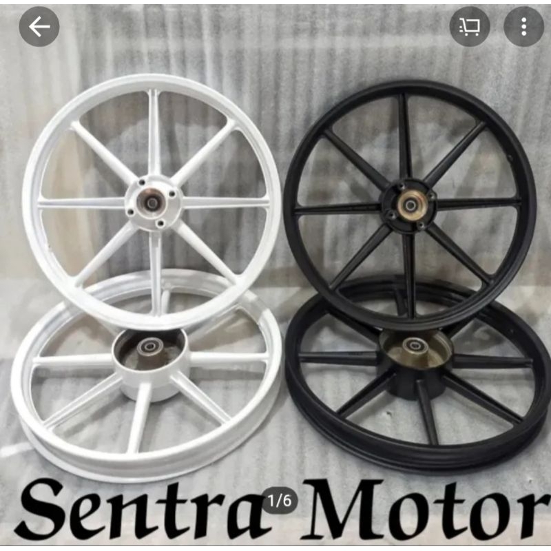 Velg Racing Honda ABS Revo , Revo Fit , Revo X , Revo FI , Blade V Rossi Zigen Swan Palang 8 Hitam D
