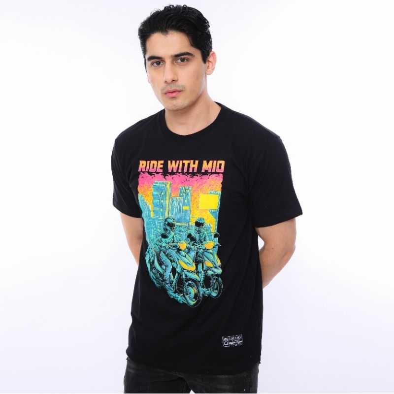 kaos mio baju mio sporty smile  kaos motor bahan premium