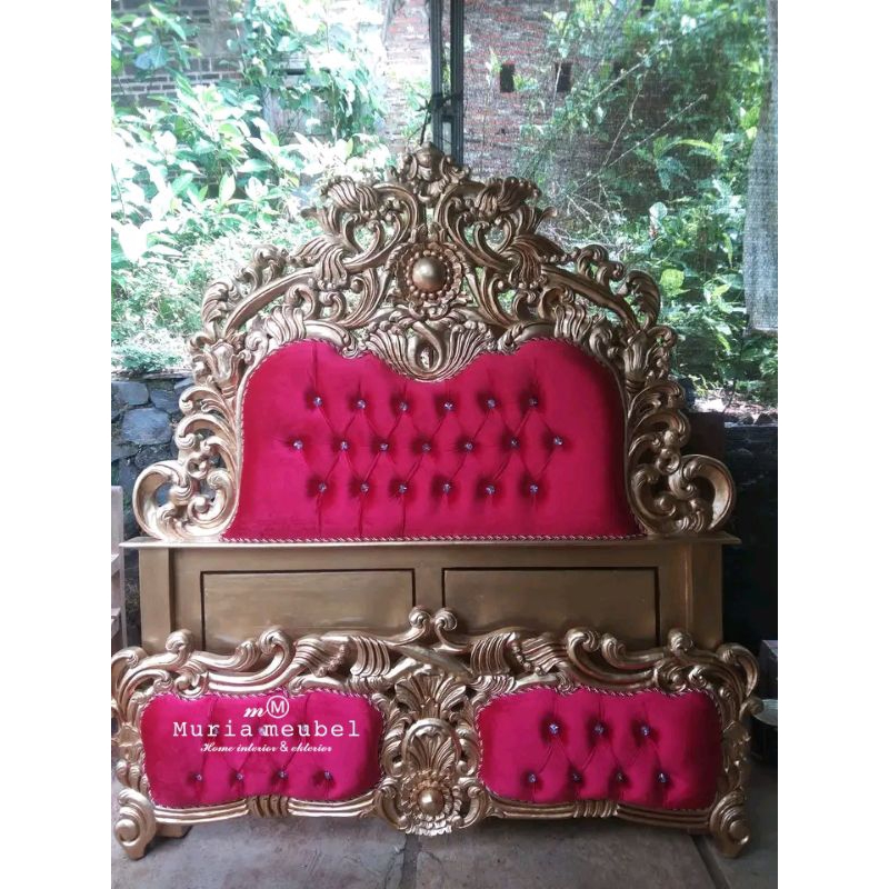 dipan barong jati ukir jepara