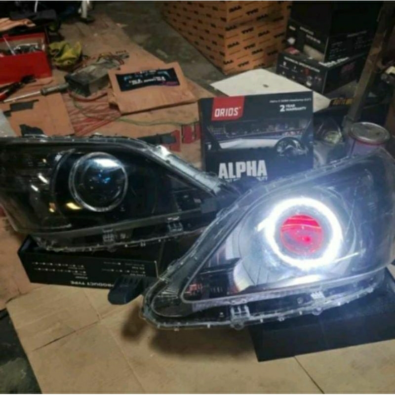 Headlamp Grand Innova Original Bekas Copotan Upgrade PROJIE BILED Baru