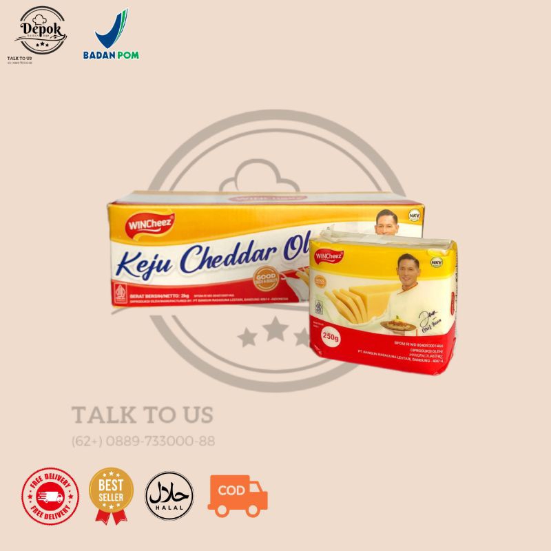 

WINCHEEZ KEJU CHEDDAR 250gr