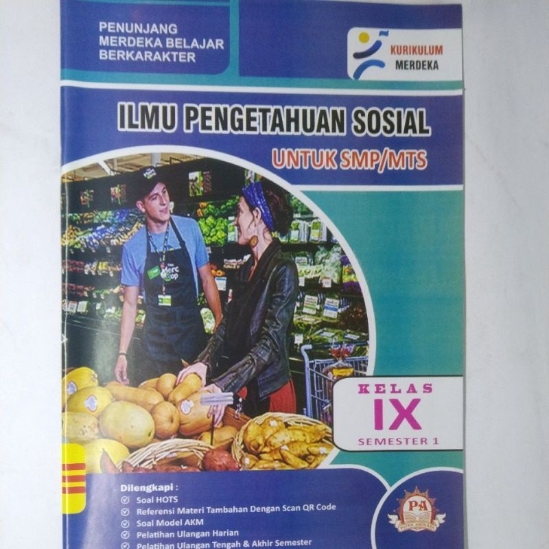 LKS SMP Mts  IPS KELAS 9 SEMESTER 1 dan 2 Kurikulum Merdeka