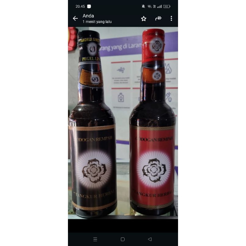 

JAMU TANGKUR GODOGAN HERBAL REMPAH GINSENG 1 DUS 12 PC