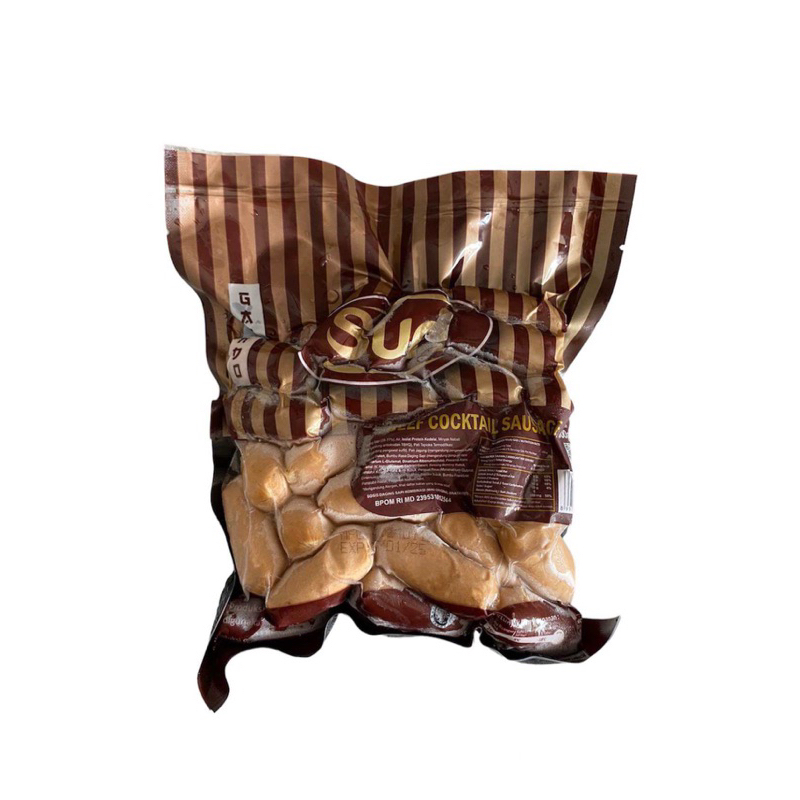 

suri sosis beef cocktail 500 gr