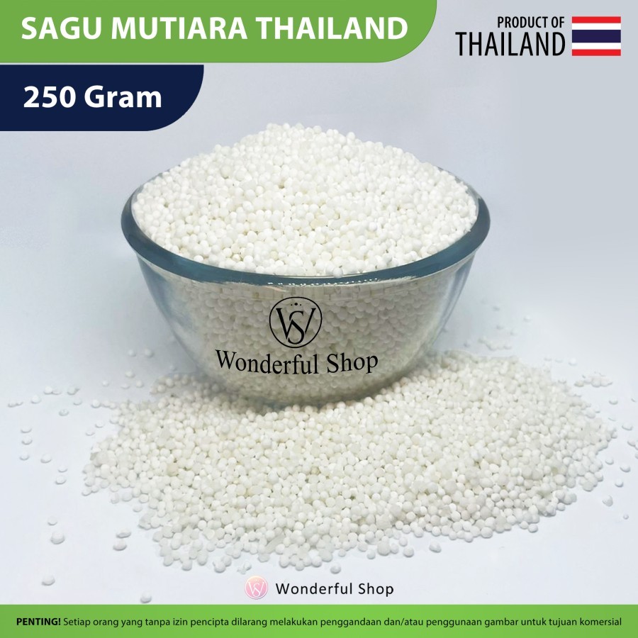 

Sagu Mutiara Thailand / Sago Pearl / Pacar Cina