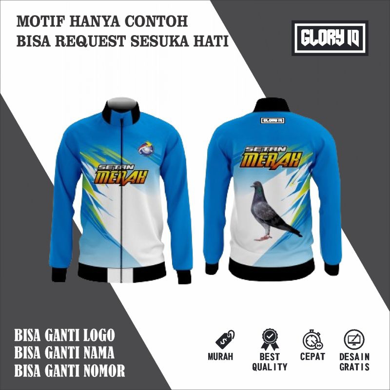 JERSEY JAKET MERPATI CUSTOM