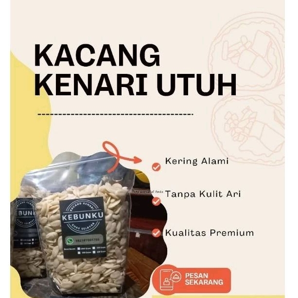 

Promo... Kacang Kenari premium 1kg