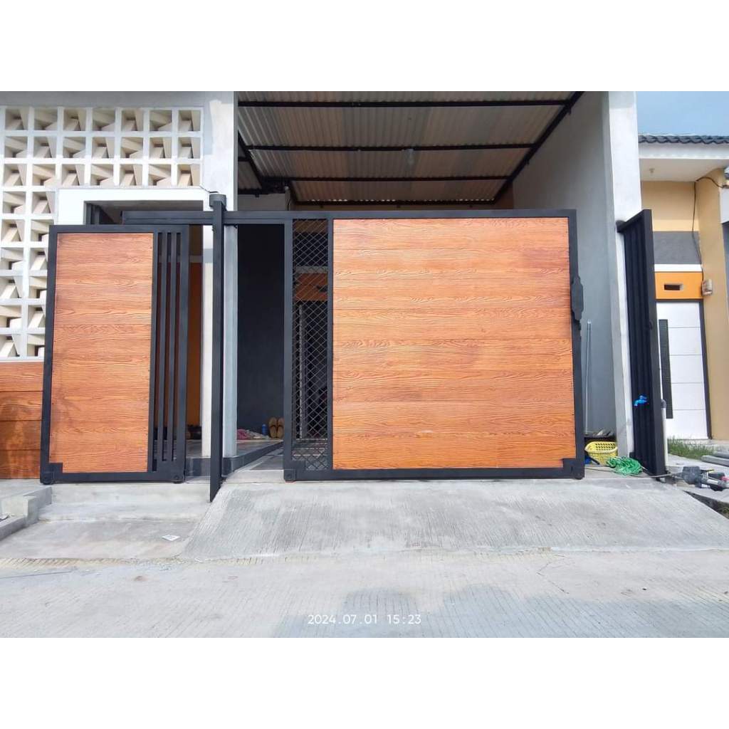 pagar rumah GRC  minimalis