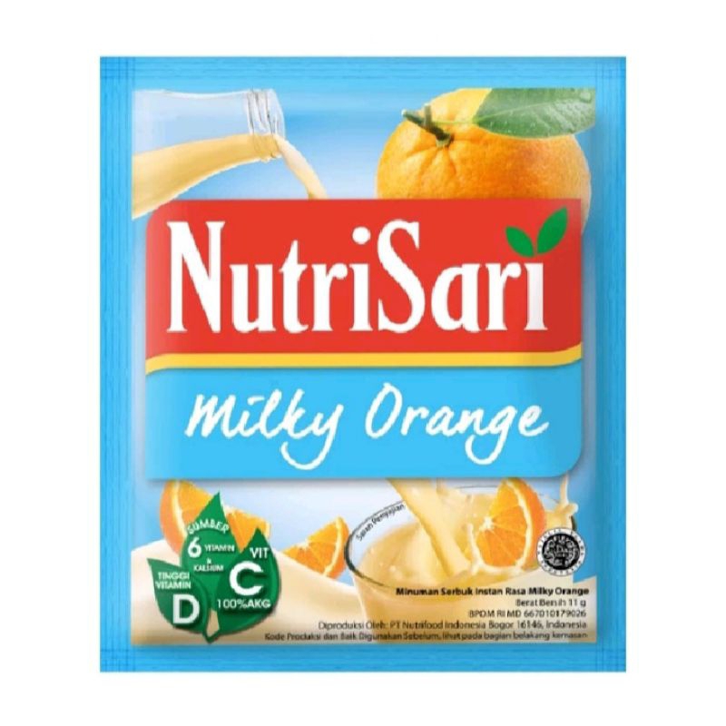 

NutriSari Milky Orange 1 Renceng 10 Sachet