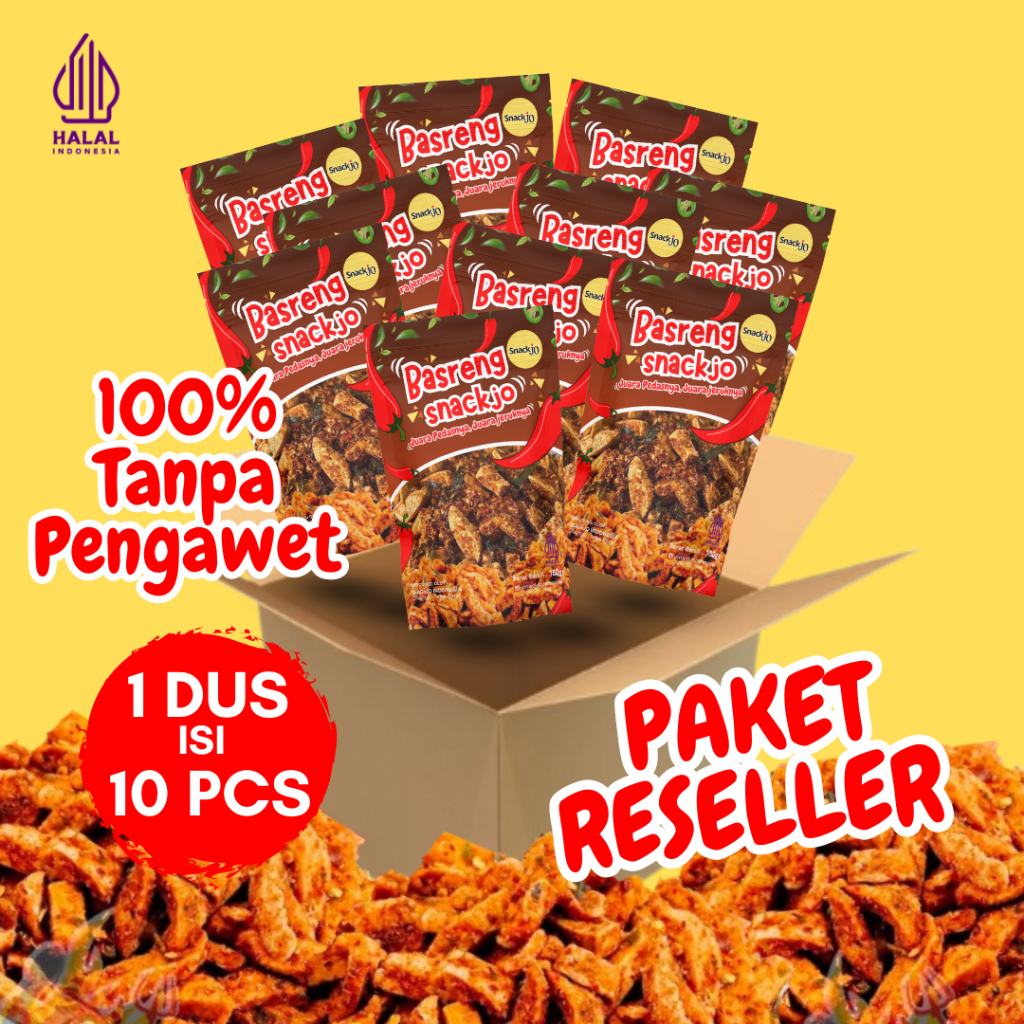 

PAKET RESELLER 1 DUS BASRENG PEDAS DAUN JERUK ISI 10 PCS