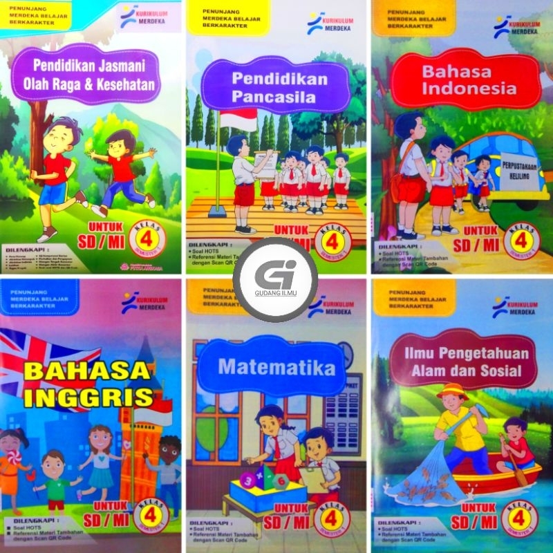 LKS SD/MI KELAS 4 Semester 1 Kurikulum Medeka