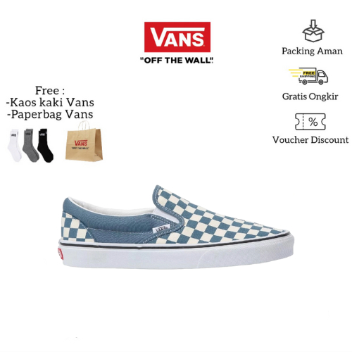Vans Slip On Blue Mirage Original
