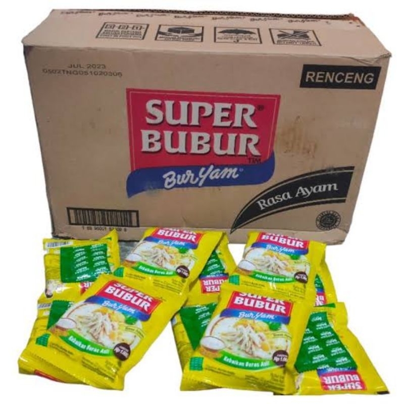 

BURYAM Super bubur instan Renceng per Karton ( 12 Renceng )