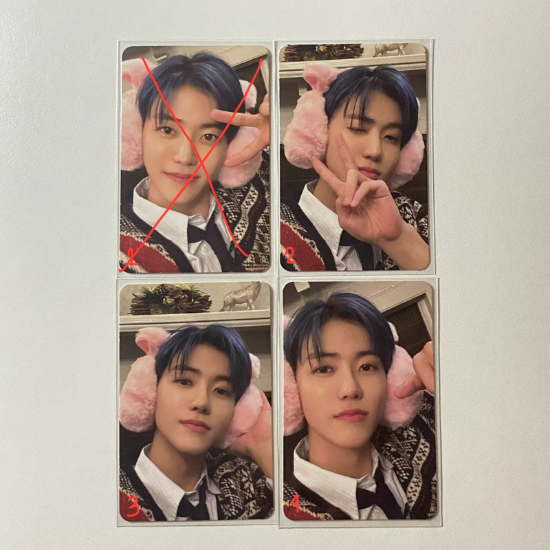 Photocard jaemin pink christmas